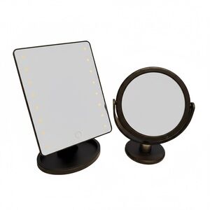 Set of Black Vanity Mirrors